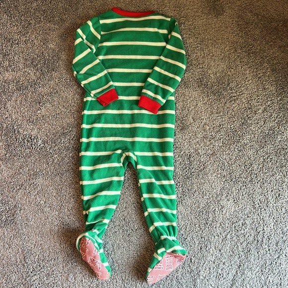 Simple Joys by Carter's Santa Fleece Sleeper with Footies 2T - Picture 5 of 6